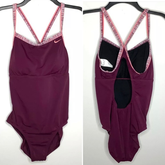 Nike Other - ‼️SOLD‼️ NIKE Racerback Purple XL NWT One Piece Swimsuit
